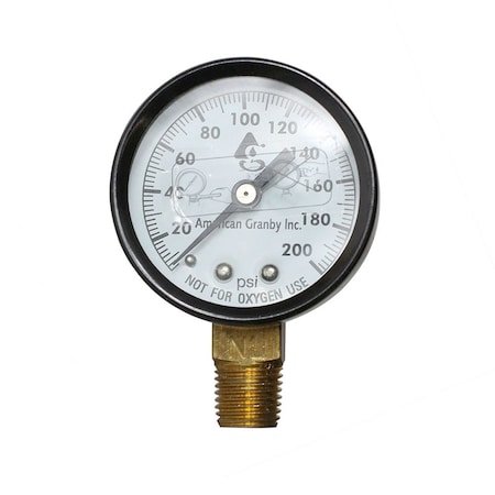 Thrifco Plumbing 200# Water Test Gauge 4402334